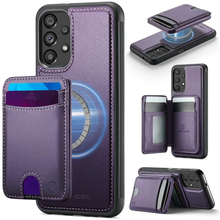Custodia in pelle con porta carte a ribalta MagSafe per Samsung Galaxy A13 5G