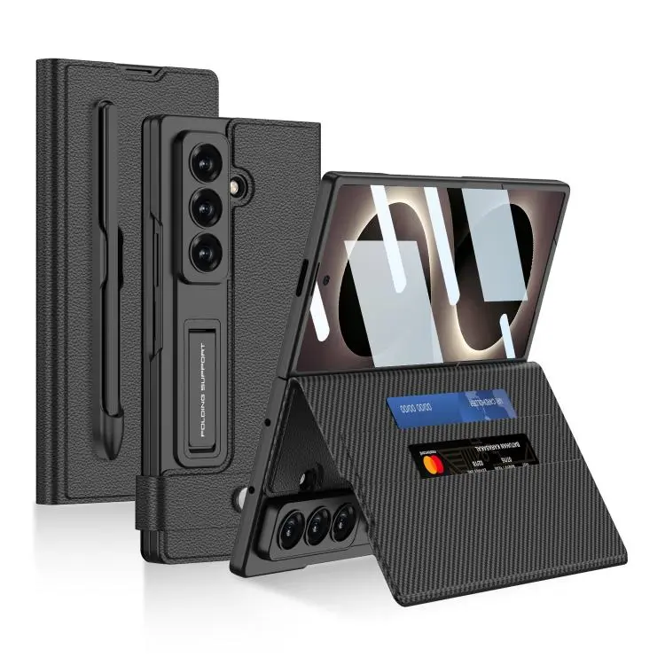 Custodia in pelle con portafoglio per Galaxy Z Fold8 Ultra 5G