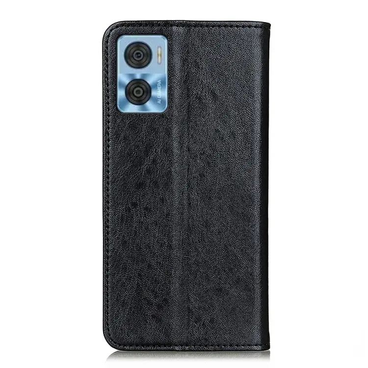 Custodia in pelle con struttura magnetica per Motorola Moto E22 4G/E22i