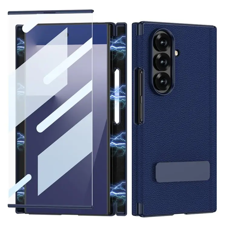 Custodia in pelle con supporto girevole per Samsung Galaxy Z TriFold