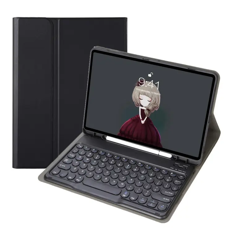 Custodia in pelle con tastiera Bluetooth per Samsung Galaxy Tab A8 10.5 2021 e