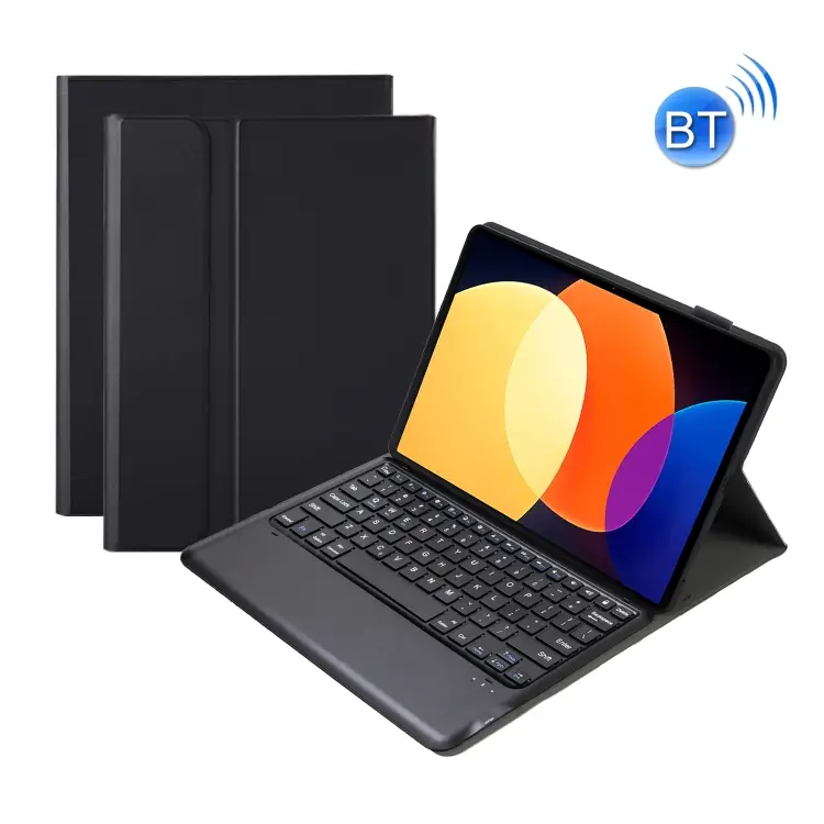 Custodia in pelle con tastiera Bluetooth staccabile per Xiaomi Pad 5 Pro 12.4