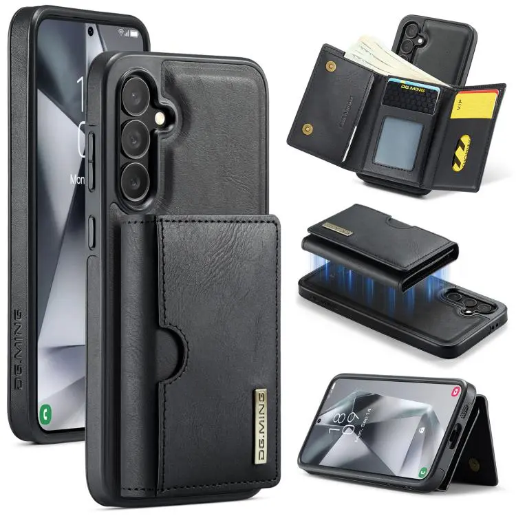 Custodia in pelle DG.MING M6 Series RFID per Samsung Galaxy S24 FE, Ultra, S24+