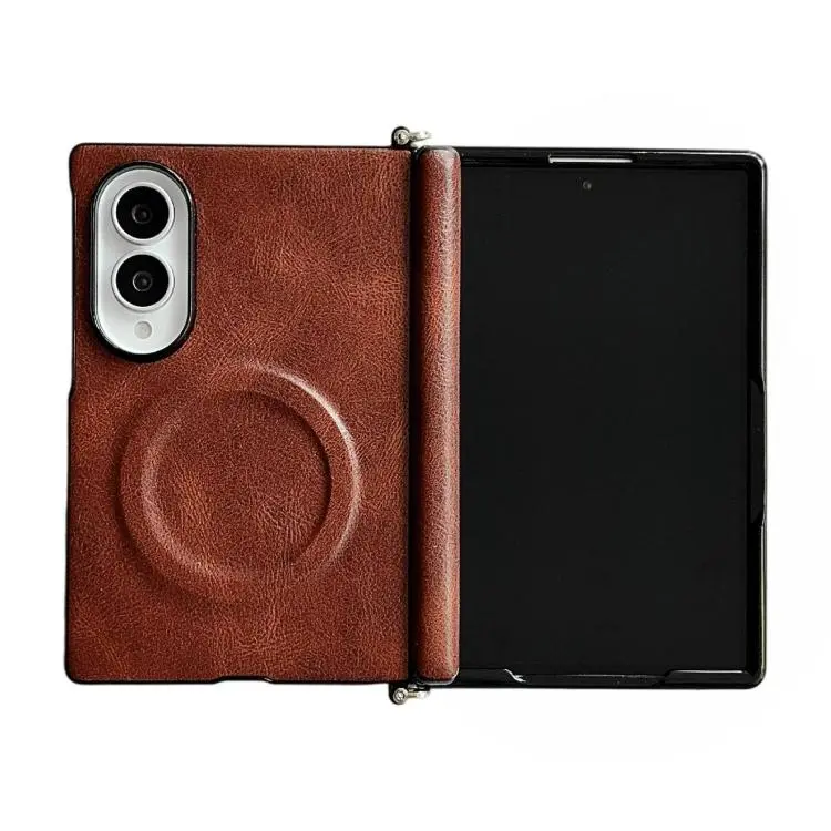 Custodia in pelle magnetica con cerniera per Galaxy Z Fold8 5G