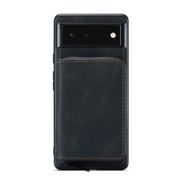 Custodia in pelle per telefono a portafoglio con cerniera magnetica JEEHOOD, For Google Pixel 7 5G, For Google Pixel 7 Pro 5G