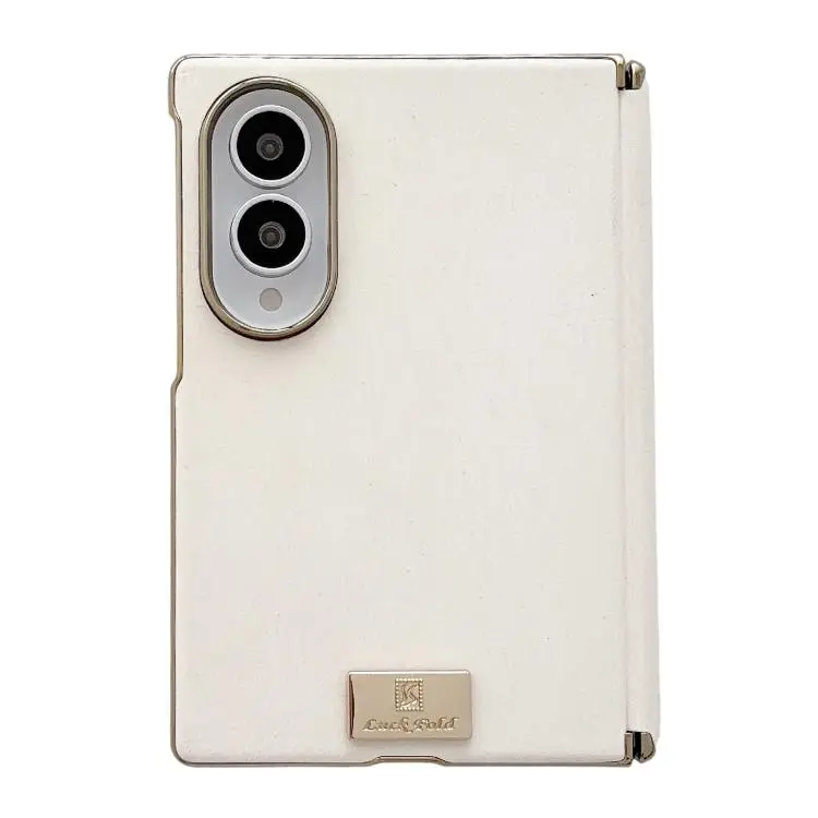 Custodia in pelle testurizzata effetto seta con magnete per Galaxy Z Fold8 5G