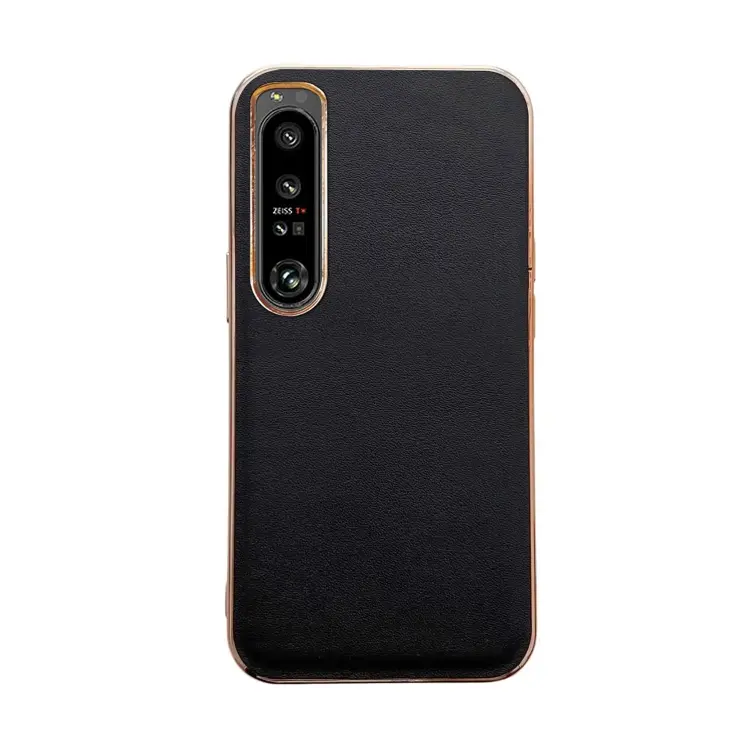Custodia in vera pelle con placcatura nano per Sony Xperia 1 e 10 IV
