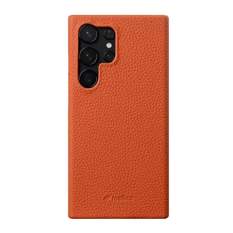 Custodia in vera pelle con texture litchi e chiusura magnetica per Samsung