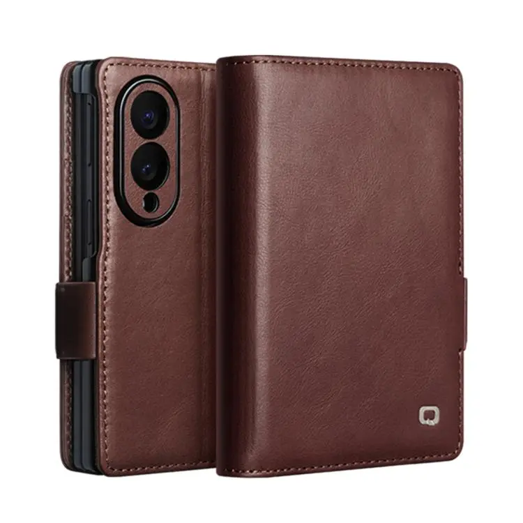 Custodia in vera pelle di vitello vintage per Galaxy Z Fold8, Fold8 Ultra e