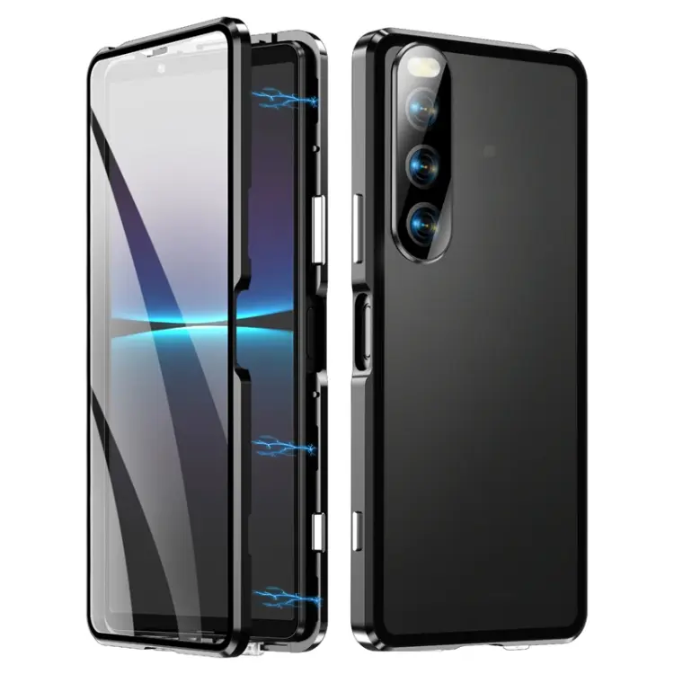 Custodia in vetro temperato magnetica per Sony Xperia 10 IV