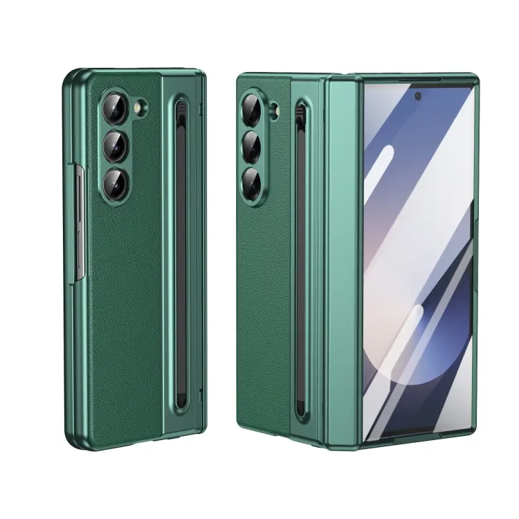 Custodia integrata PC PU con penna per Samsung Galaxy Z Fold5, Fold4 e Fold3 5G