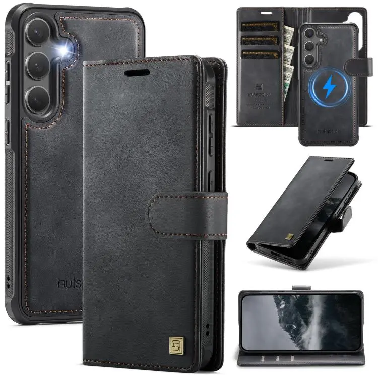 Custodia magnetica 2 in 1 con portafoglio e MagSafe per Samsung Galaxy S25+ 5G e