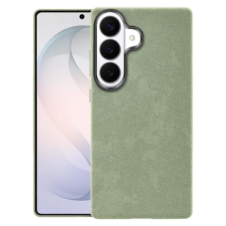 Custodia magnetica a copertura totale con texture in flanella per Samsung Galaxy
