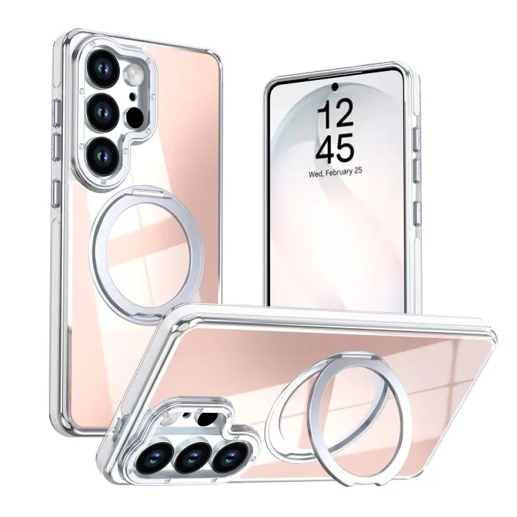 Custodia magnetica con supporto girevole a 360° per Galaxy S22 Ultra 5G