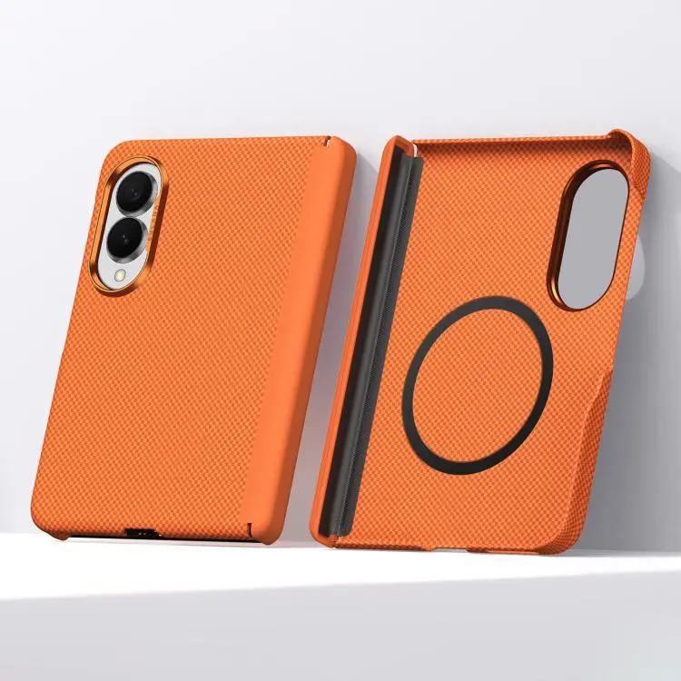 Custodia magnetica in Kevlar con motivo a griglia per Galaxy Z Fold8, Fold8