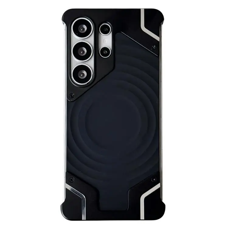 Custodia magnetica in silicone senza cornice con motivo a onde per Galaxy S26