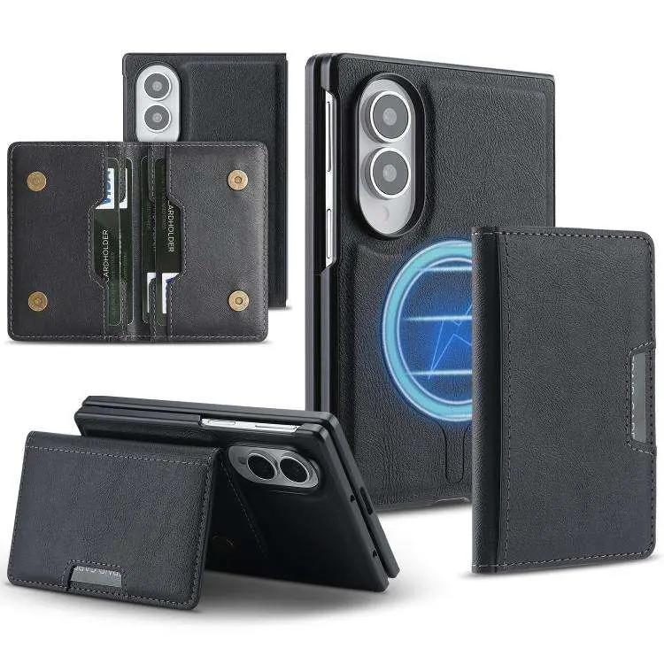 Custodia pelle Kalebol Strong MagSafe con porta carte per Galaxy Z Fold8 5G e