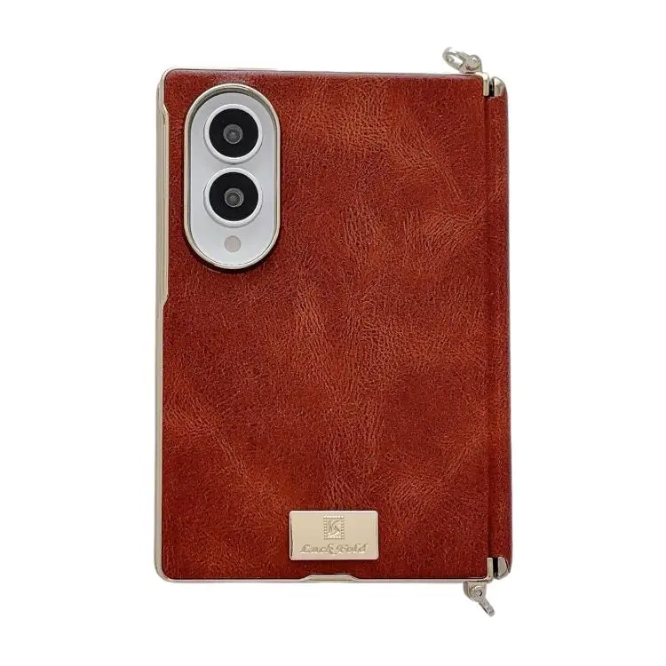 Custodia per Galaxy Z Fold8 5G con targhetta personalizzata e fibbia