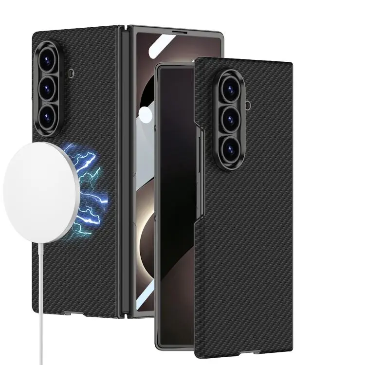 Custodia per Galaxy Z Fold8 Ultra 5G in pelle vegana con magnete integrato