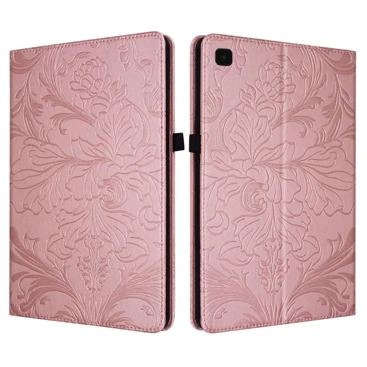 Custodia per tablet in ecopelle con motivo floreale per Galaxy Tab A7 A8 S6 Lite