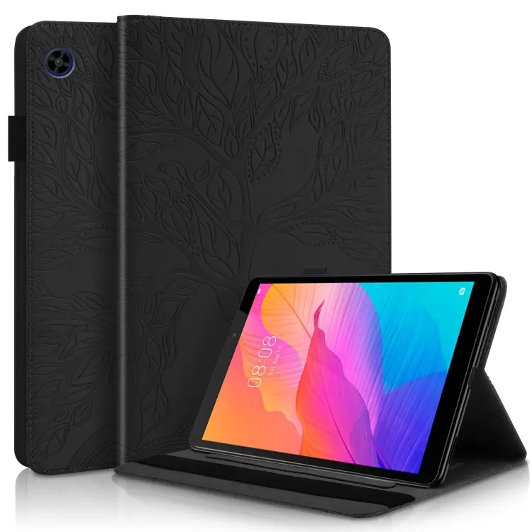 Custodia per tablet in pelle flip goffrata Life Tree, For Huawei Matepad SE 10.4 2022, For Lenovo Tab M9