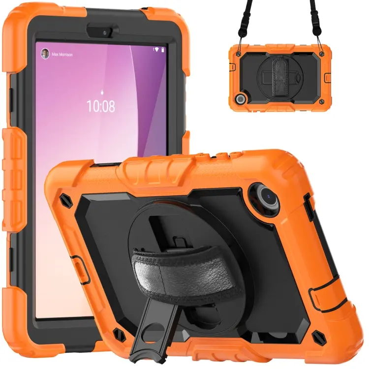 Custodia per tablet PC ibrido in silicone con tracolla, For Lenovo Tab M8 4th Gen, For Lenovo Tab M9