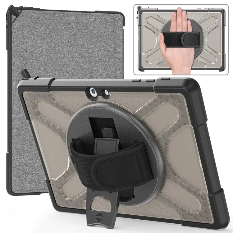 Custodia per tablet PC + TPU, For Microsoft Surface Go 4 / 3 / 2 / 1, For MicroSoft Surface Pro 4 / 5 / 6 / 7
