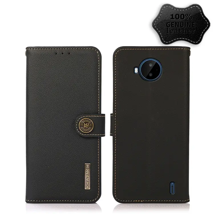 Custodia per telefono RFID KHAZNEH Custer in vera pelle, For Nokia C20 Plus, For OPPO Realme 9i, For OPPO Reno7 5G / Find X5 Lite, For Xiaomi Redmi Note 11 Pro 5G / 4G