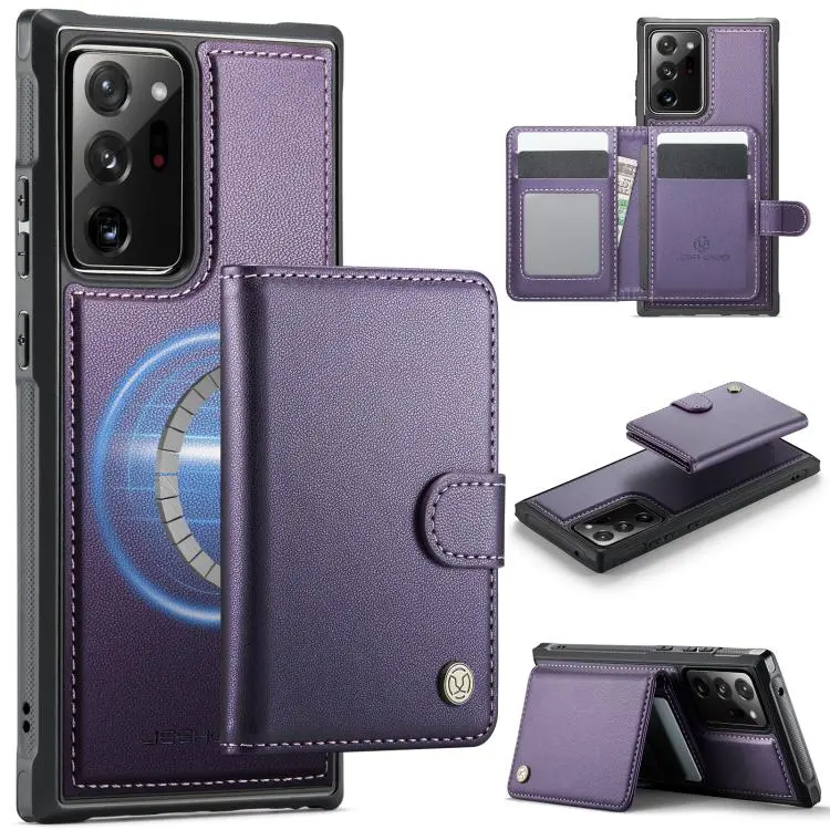 Custodia portafoglio in pelle con fibbia per Samsung Galaxy Note20 Ultra e