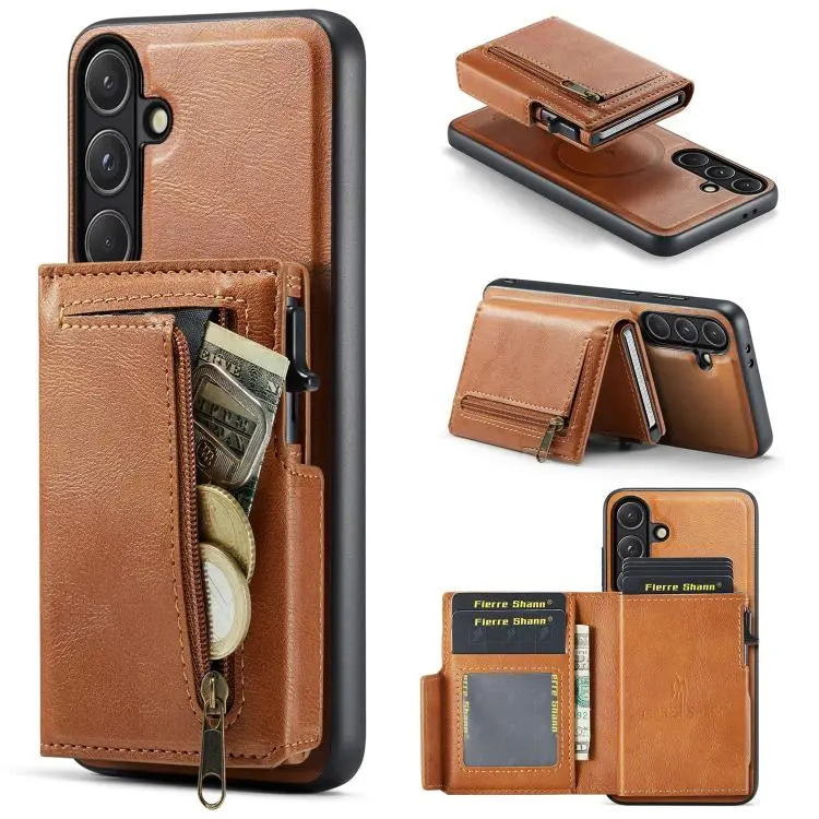 Custodia portafoglio magnetica in pelle vegana per Galaxy S26+, S26 Ultra, S26 e