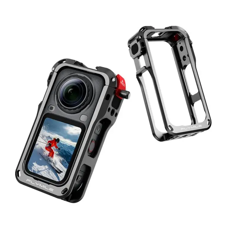 Custodia protettiva a gabbia per Insta360 X6 con chiusura a scatto