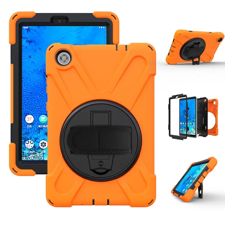 Custodia protettiva antiurto in silicone colorato per Lenovo Tab M8