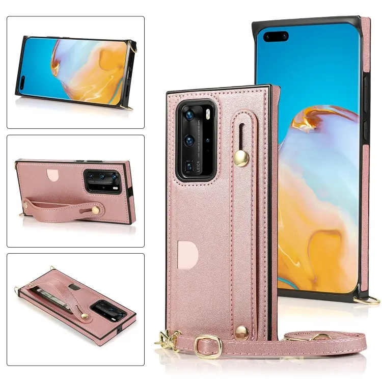 Custodia protettiva antiurto PU e TPU per Huawei P40 Pro e Huawei P40 Pro Plus e