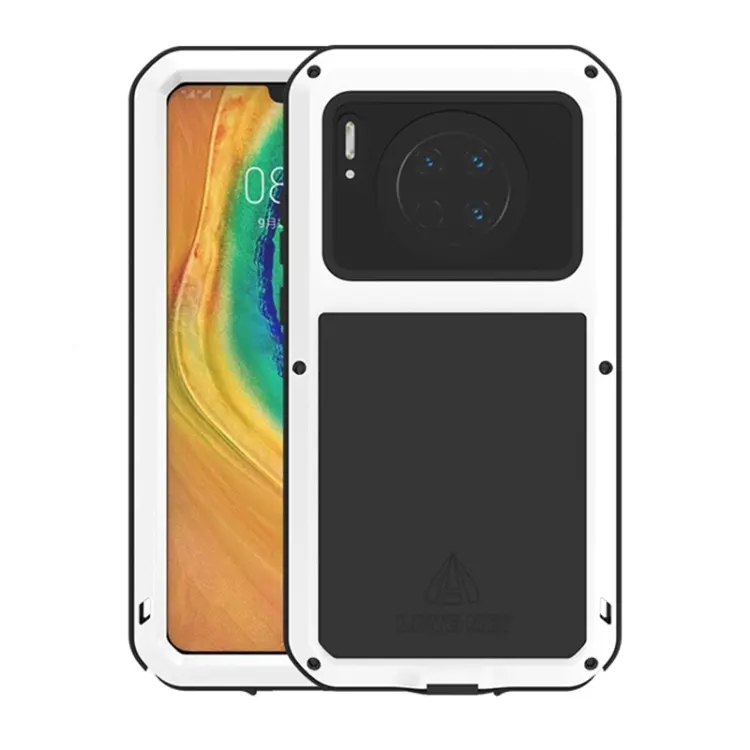 Custodia protettiva in metallo antipolvere e antiurto per Huawei Mate 30 e