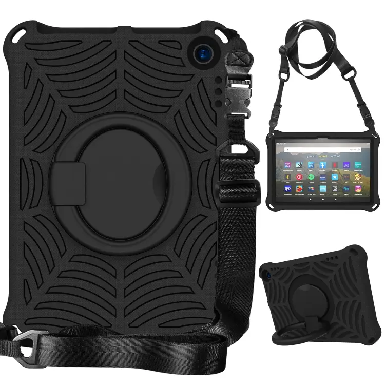 Custodia protettiva per tablet in silicone Spider King, For Amazon Kindle Fire HD 8 2022 / 2020, For Huawei MatePad T 10s, For Huawei MediaPad T5, For Huawei MediaPad M5 Lite 8