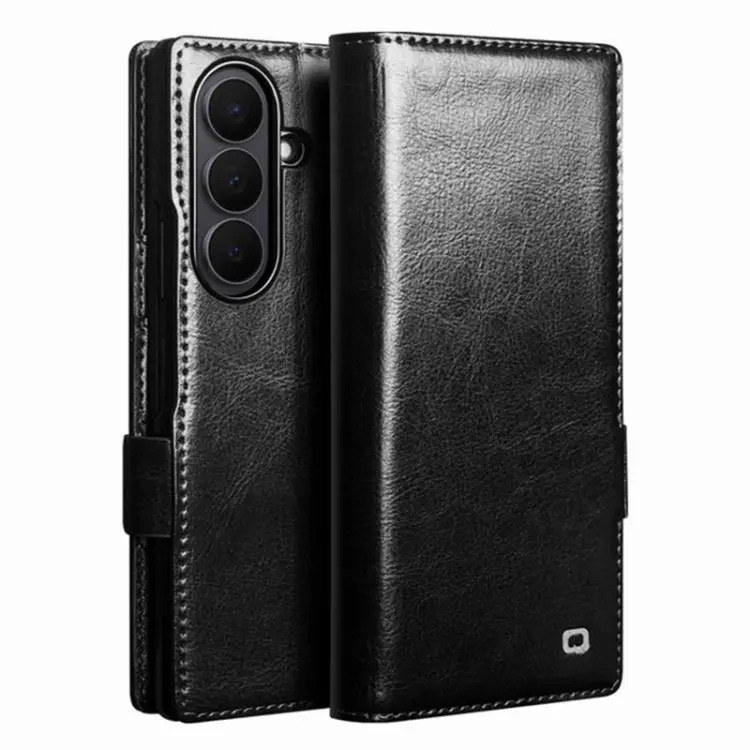 Custodia QIALINO Classic 103 in vera pelle con fibbia per Galaxy Z Fold8 Ultra