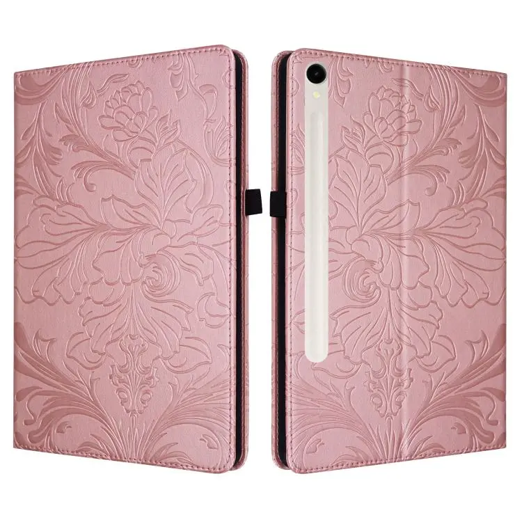 Custodia tablet in ecopelle con motivo floreale per Galaxy Tab S10 Lite, S10 /