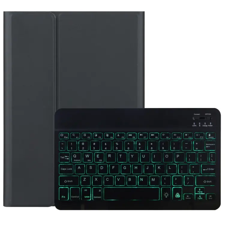 Custodia tablet in pelle con tastiera Bluetooth retroilluminata per Lenovo Tab