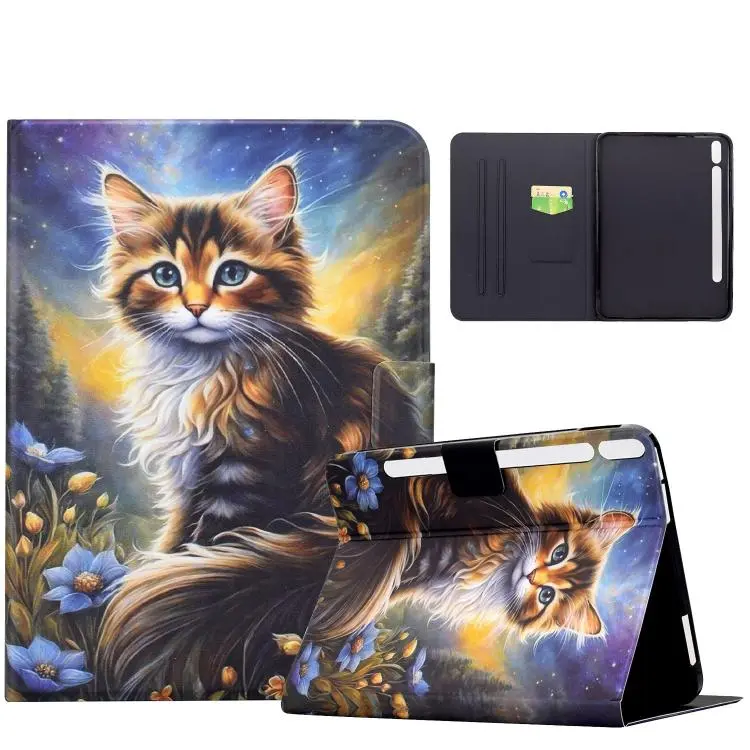 Custodia tablet smart in ecopelle con supporto per Samsung Galaxy Tab S10+, S9