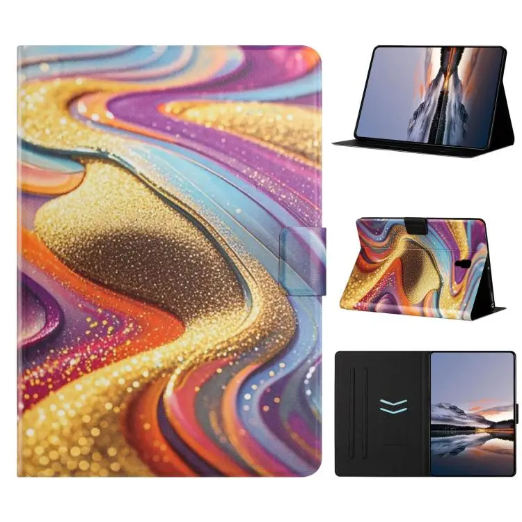 Custodia tablet smart in ecopelle con texture litchi per Samsung Galaxy Tab A