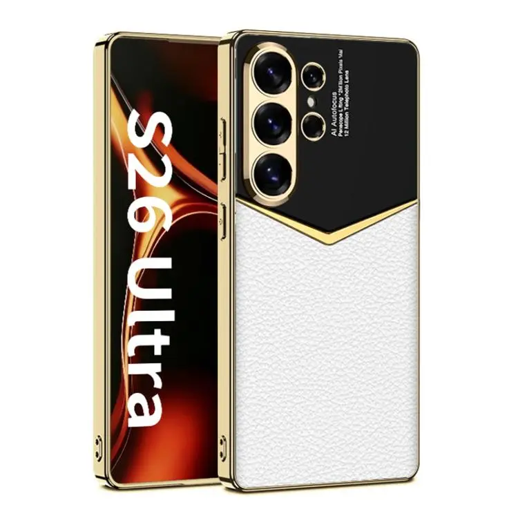 Custodia TPU morbido e pelle a copertura totale per Samsung Galaxy S26 Ultra 5G