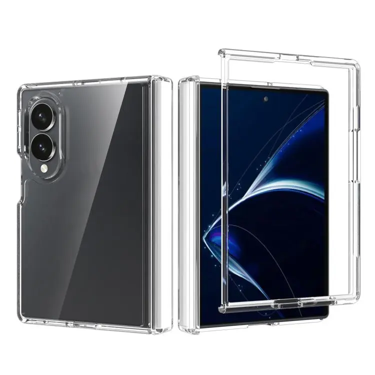 Custodia trasparente antigraffio in acrilico con cerniera per Galaxy Z Fold8