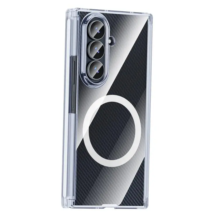 Custodia trasparente con magnete a doppio asse per Samsung Galaxy Z TriFold