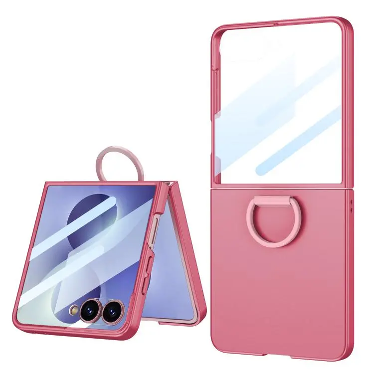 Custodia ultra sottile con fibbia ad anello per Galaxy Z Flip8 5G