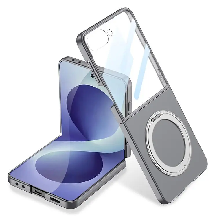 Custodia ultra sottile con supporto girevole per Galaxy Z Flip8 5G