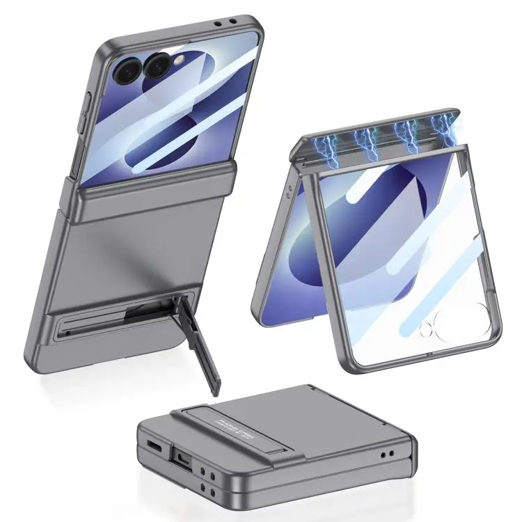 Custodia ultra sottile con supporto magnetico per Galaxy Z Flip8 5G