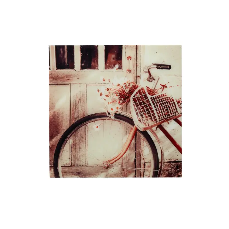 Cycle, Stampa su vetro (1cm X 70cm H. 70cm)