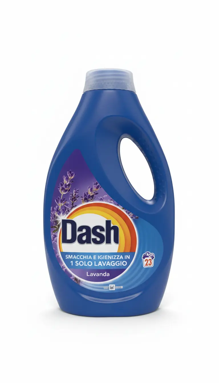Dash Detersivo Liquido Lavatrice Lavanda 1.1 Litri – 23 Lavaggi Azione Smacchiante e Igienizzante Efficace a Freddo