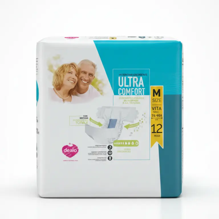 Dealo Mutandine Assorbenti ULTRA Comfort – Taglia M (75-102 cm) – 12 Pezzi – Protezione Totale 9 Gocce e Traspirabilità