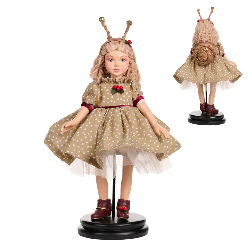 Decorazione Natalizia Bimba Lumaca con Base – Goodwill, 44cm